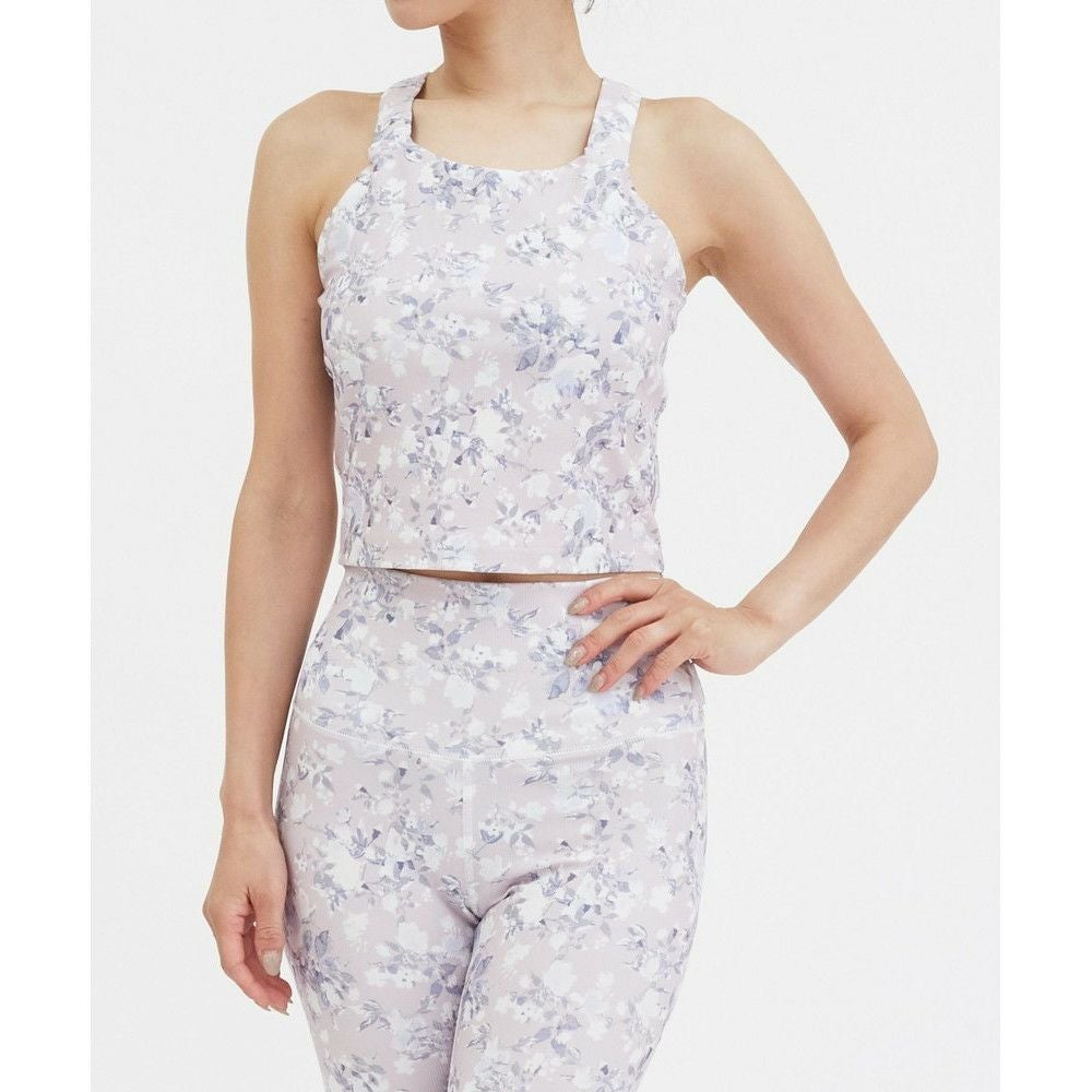 OUTLET】【Julier（ジュリエ）】RibFloretプリントショートトップス
