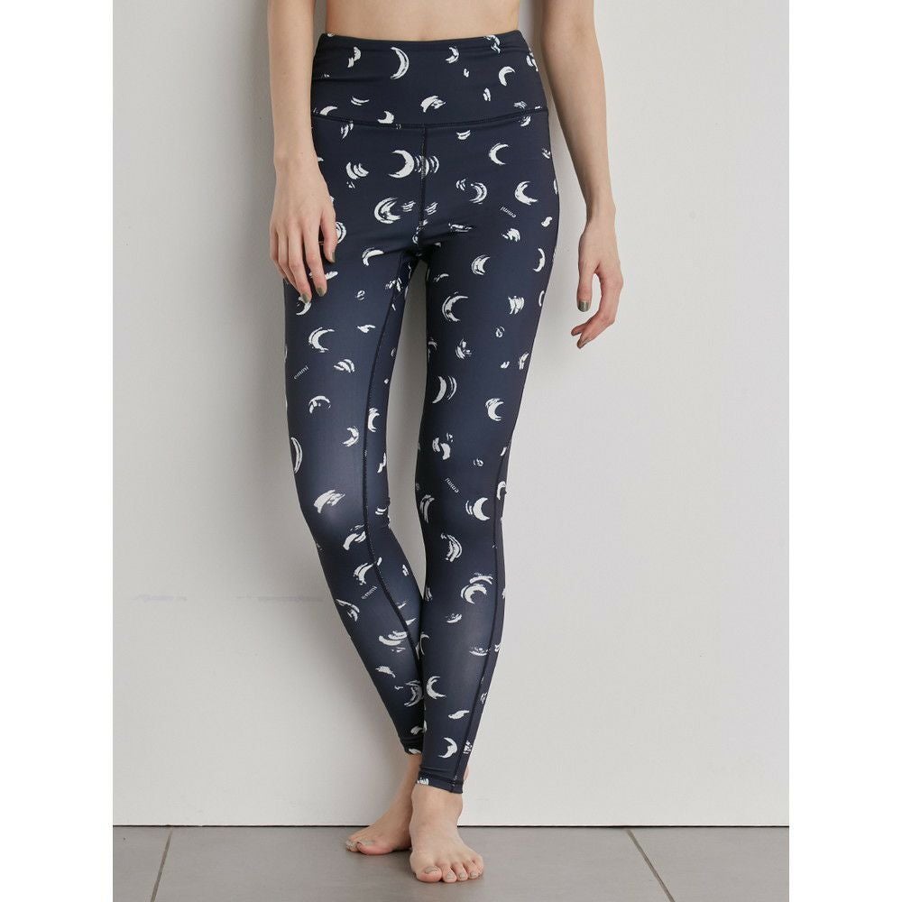 SALE】【emmi(エミ)】MOON柄ギャザーレギンス|LITHEE YOGA|リジー SALE】【emmi(エミ)】MOON柄ギャザーレギンス|LITHEE YOGA|リジー