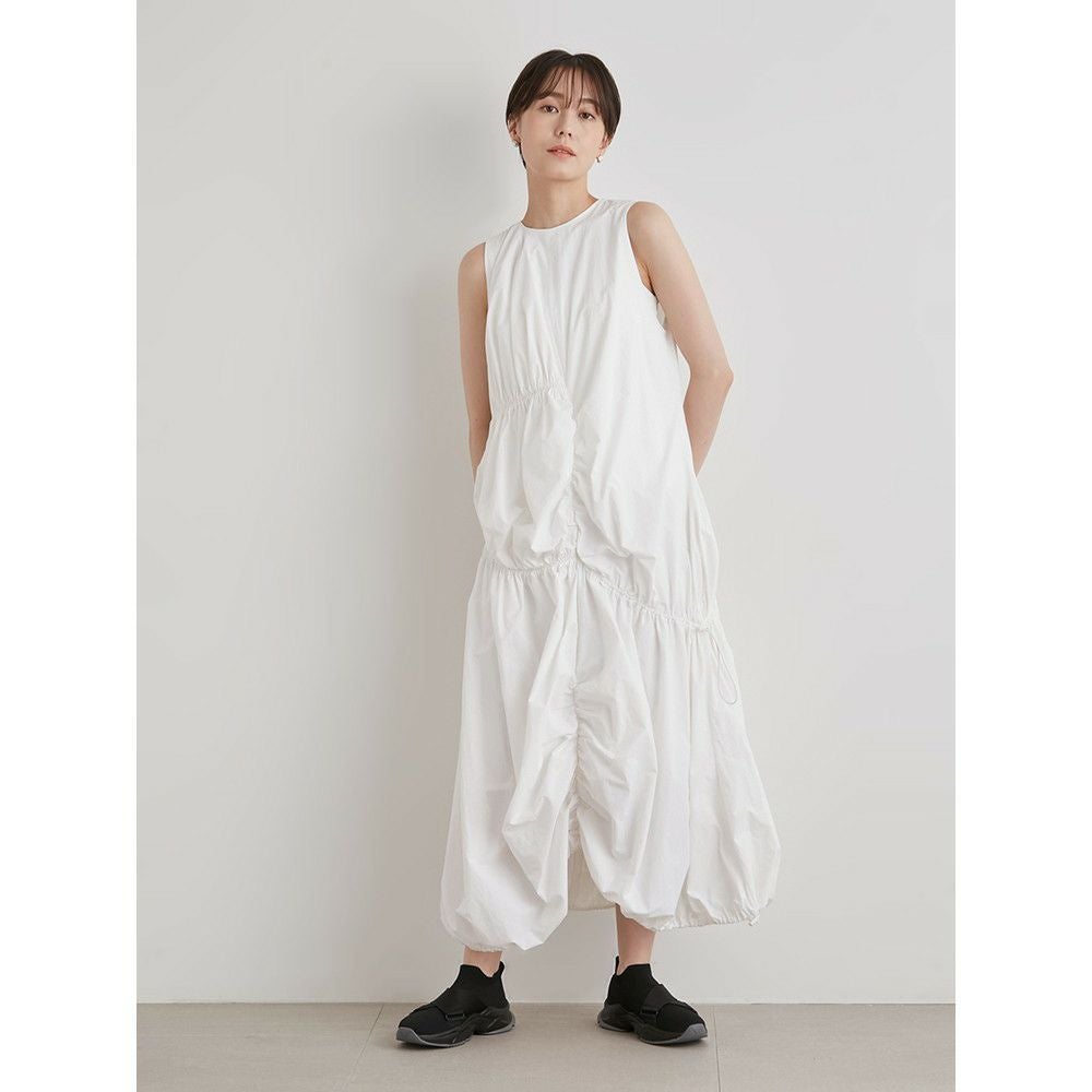 SALE】【emmi（エミ）】ナイロンギャザーボリュームワンピース｜LITHEE