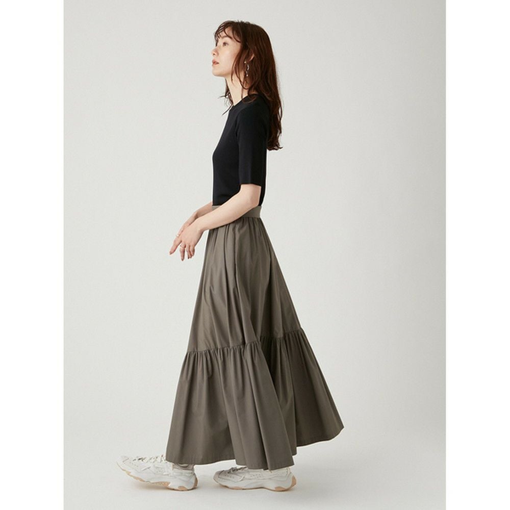 SALE】【OUTLET】【emmi（エミ）】ウェスト切り替えティアードスカート