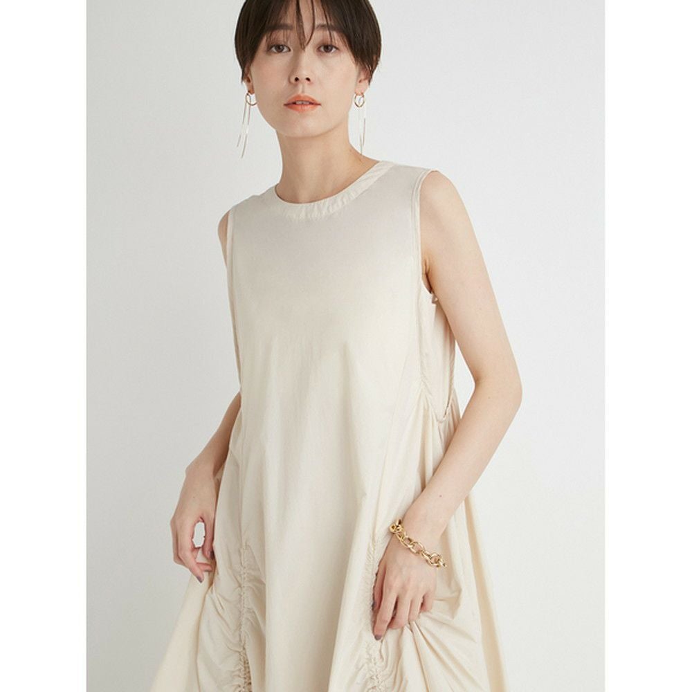 SALE】【emmi（エミ）】リサイクルナイロンギャザーワンピース｜LITHEE
