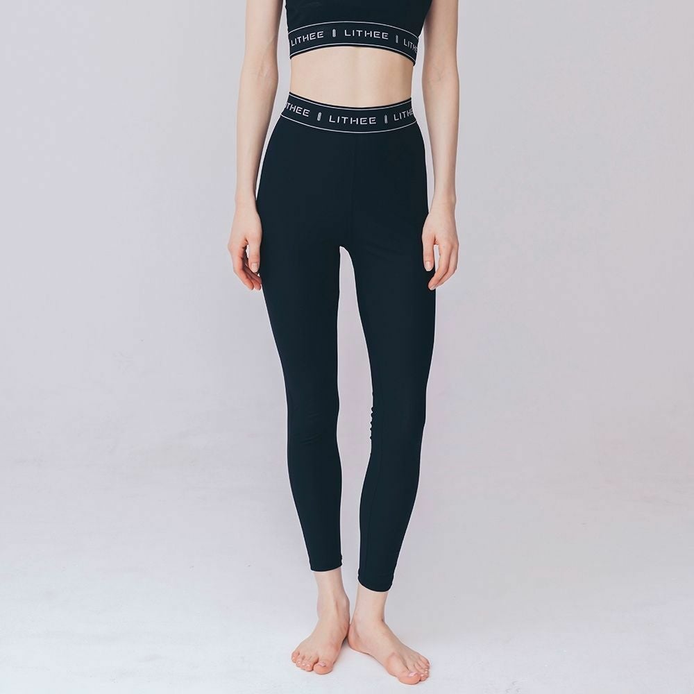 LITHEE（リジー）】【FIT】メリルハイテンションロゴレギンス