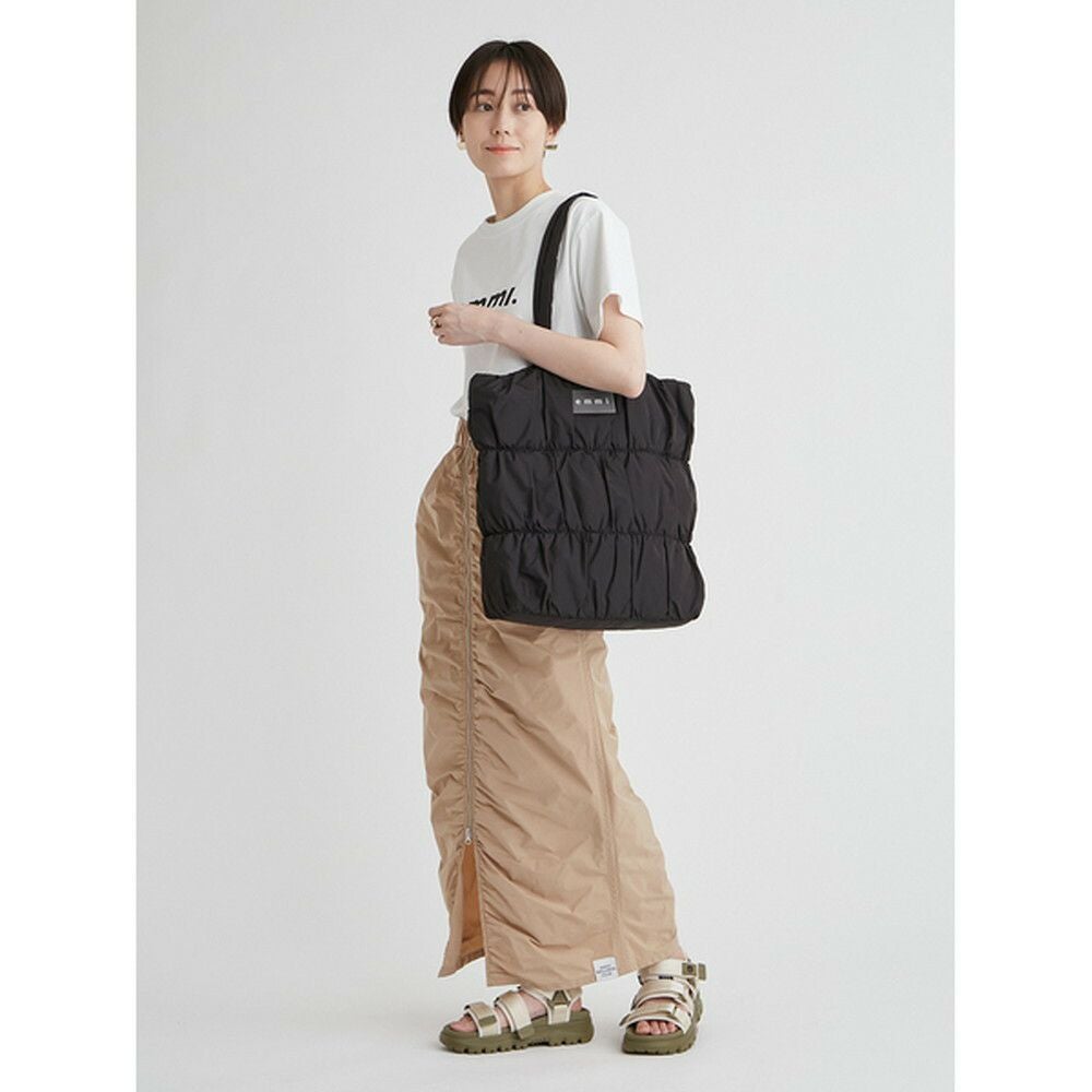 emmi（エミ）】eco emmiロゴパデットトートバッグ｜LITHEE YOGA