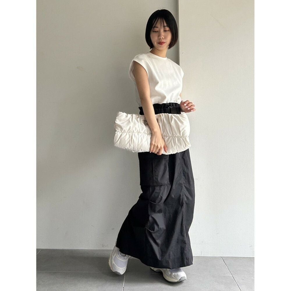 OUTLET】【emmi（エミ）】カットコンビ撥水ナイロンワンピース｜LITHEE