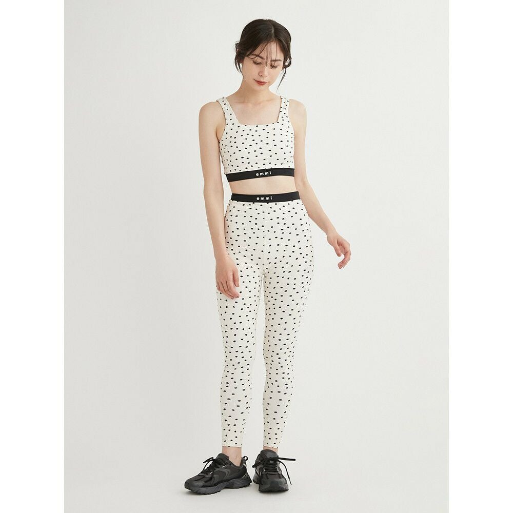 OUTLET】【emmi（エミ）】ecoドット柄レギンス｜LITHEE YOGA｜リジー
