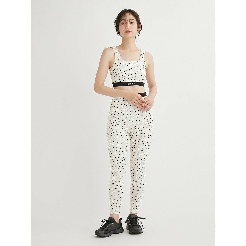 OUTLET】【emmi（エミ）】ecoドット柄レギンス｜LITHEE YOGA｜リジー