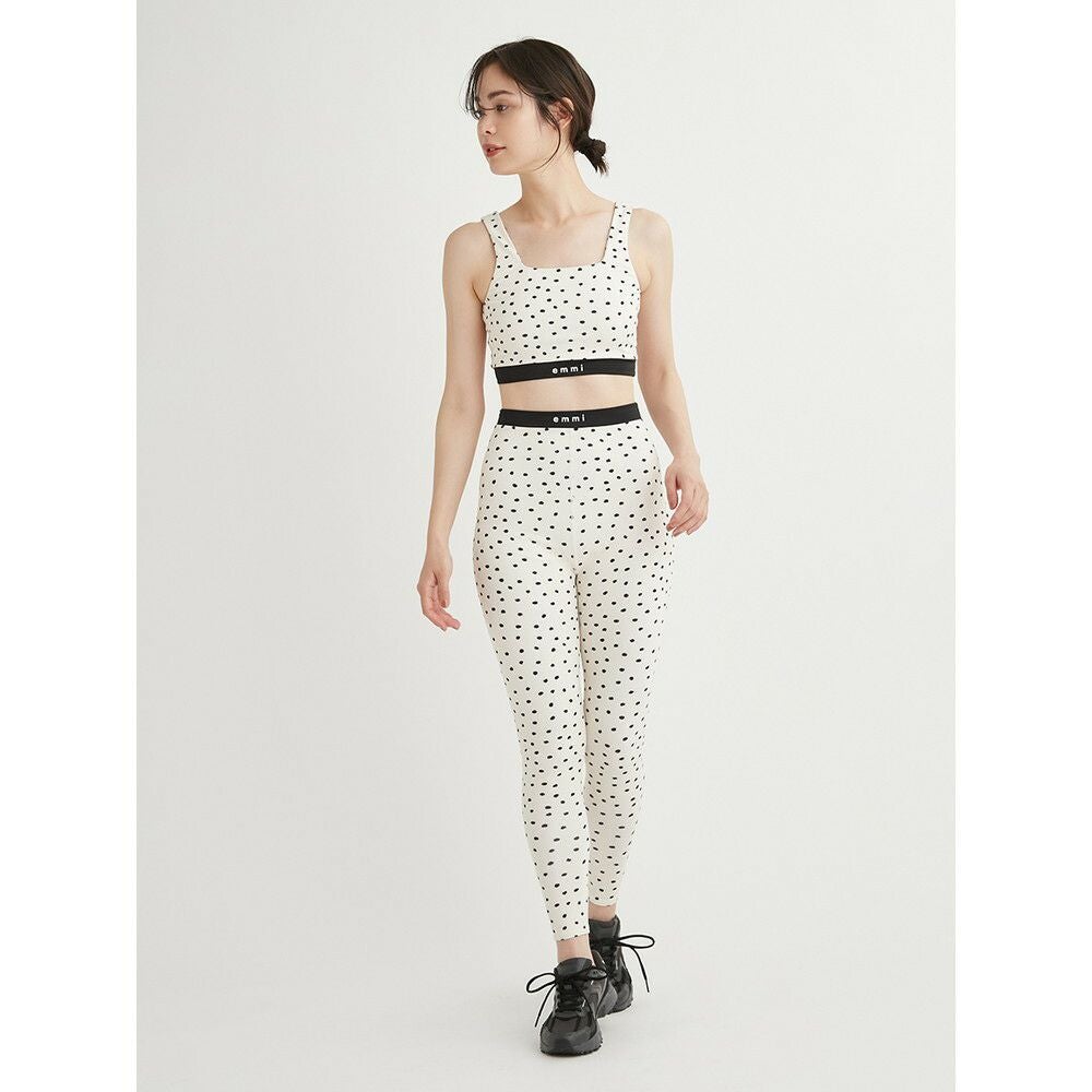 OUTLET】【emmi（エミ）】ecoドット柄レギンス｜LITHEE YOGA｜リジー