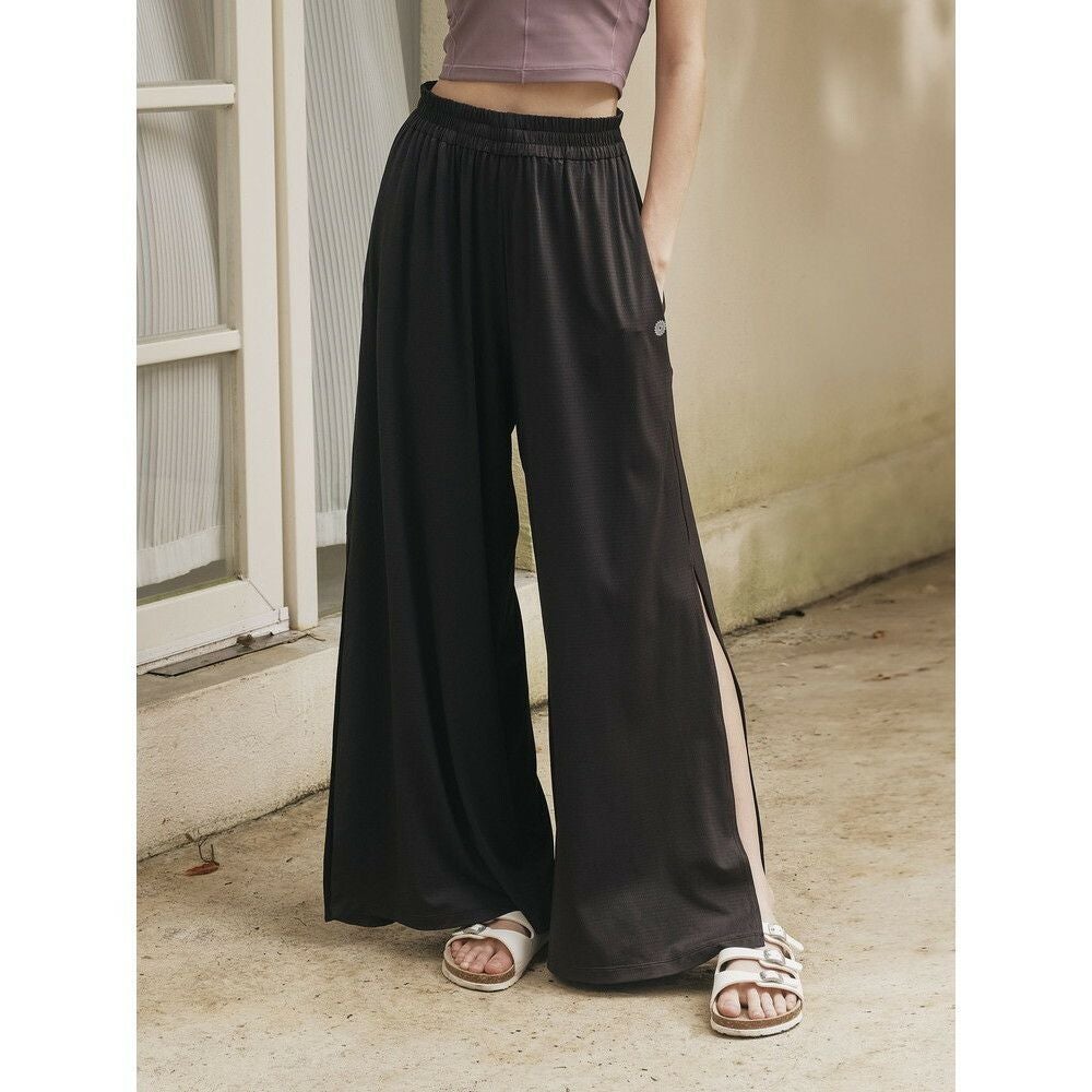 SALE】【easyoga（イージーヨガ）】ハイライズワイドパンツ｜LITHEE