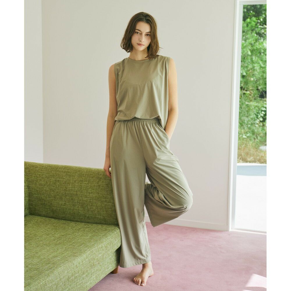 OUTLET】【Julier（ジュリエ）】ecoスエードフレアパンツ｜LITHEE YOGA