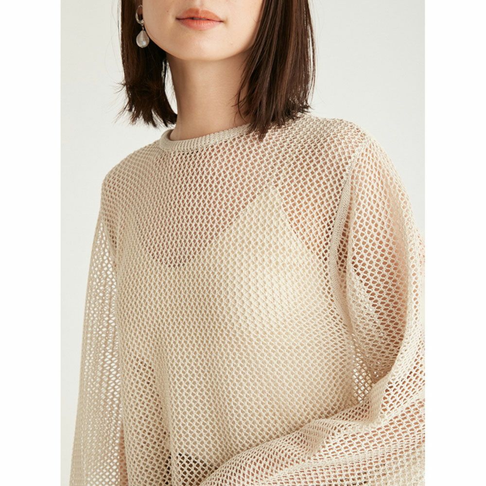 SALE】【emmi（エミ）】2wayメッシュニットプルオーバー｜LITHEE YOGA