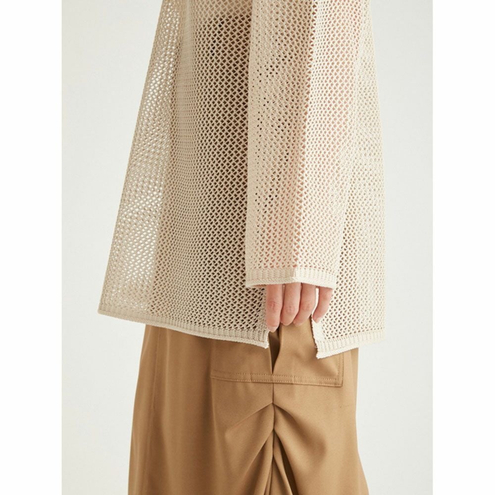 SALE】【emmi（エミ）】2wayメッシュニットプルオーバー｜LITHEE YOGA