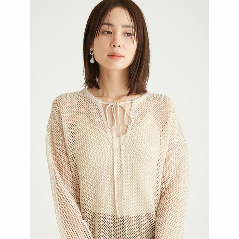 SALE】【emmi（エミ）】2wayメッシュニットプルオーバー｜LITHEE YOGA