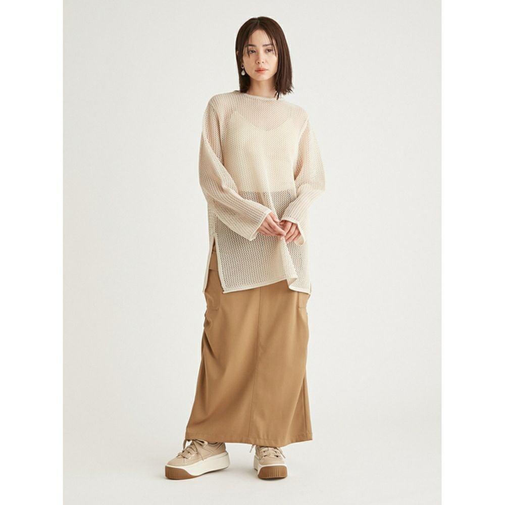 SALE】【emmi（エミ）】2wayメッシュニットプルオーバー｜LITHEE YOGA