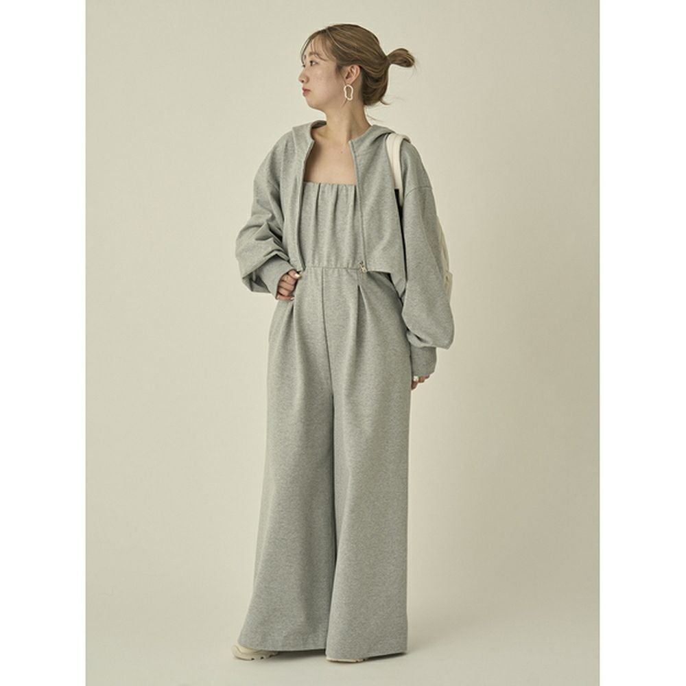OUTLET】【emmi（エミ）】パーカー×ベアオールインワンセット｜LITHEE