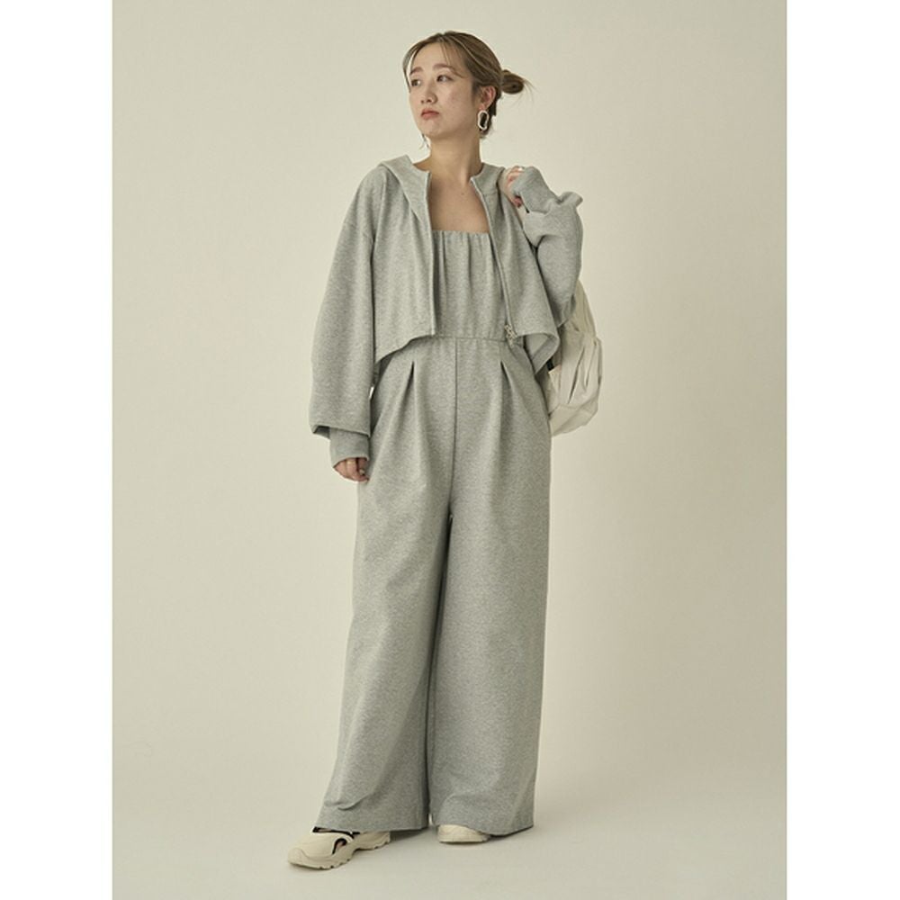 OUTLET】【emmi（エミ）】パーカー×ベアオールインワンセット｜LITHEE