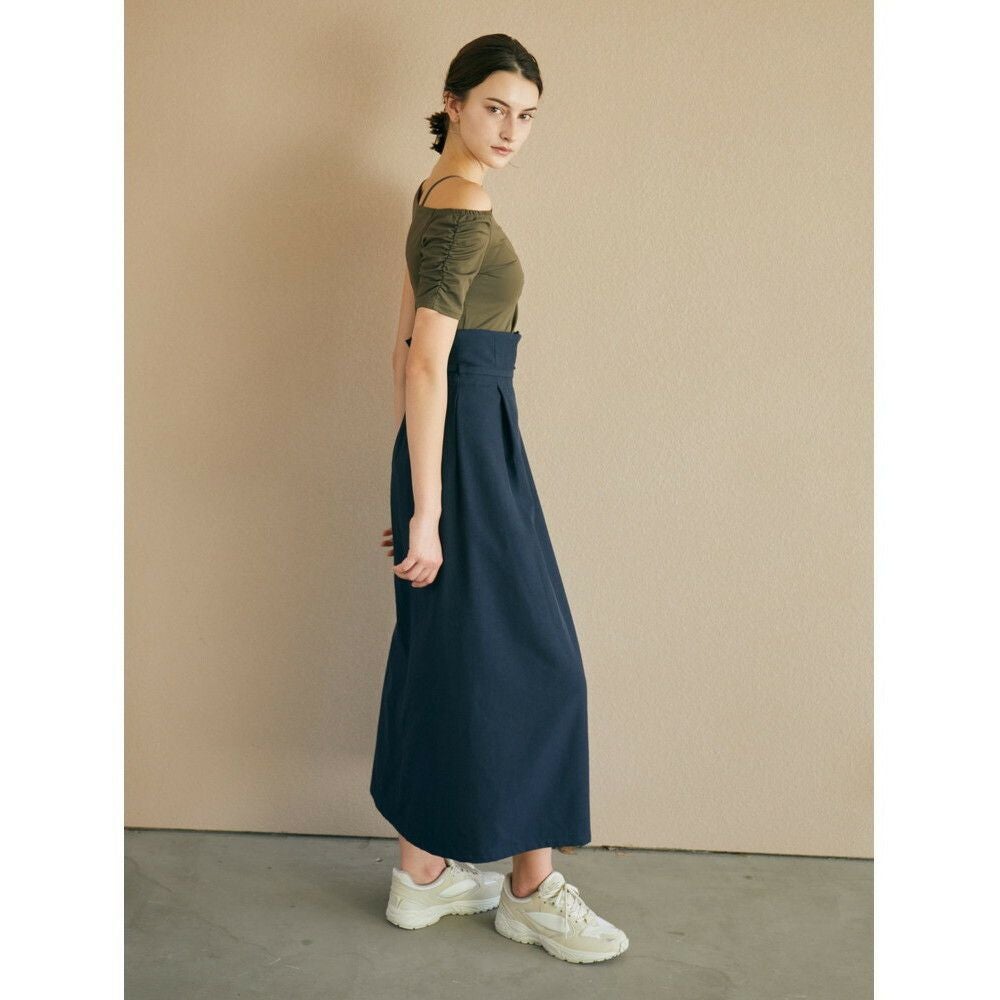 OUTLET】【Julier（ジュリエ）】ドライリネンラップスカート｜LITHEE