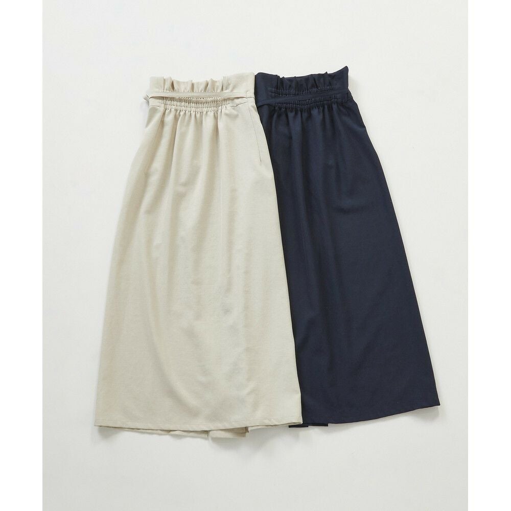 OUTLET】【Julier（ジュリエ）】ドライリネンラップスカート｜LITHEE