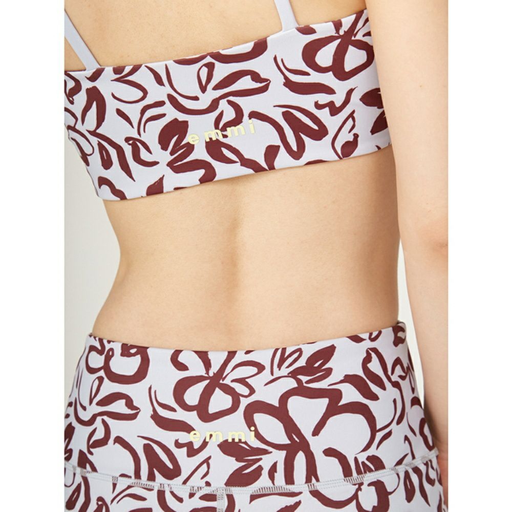 OUTLET】【emmi（エミ）】プルメリアアートブラトップ｜LITHEE YOGA