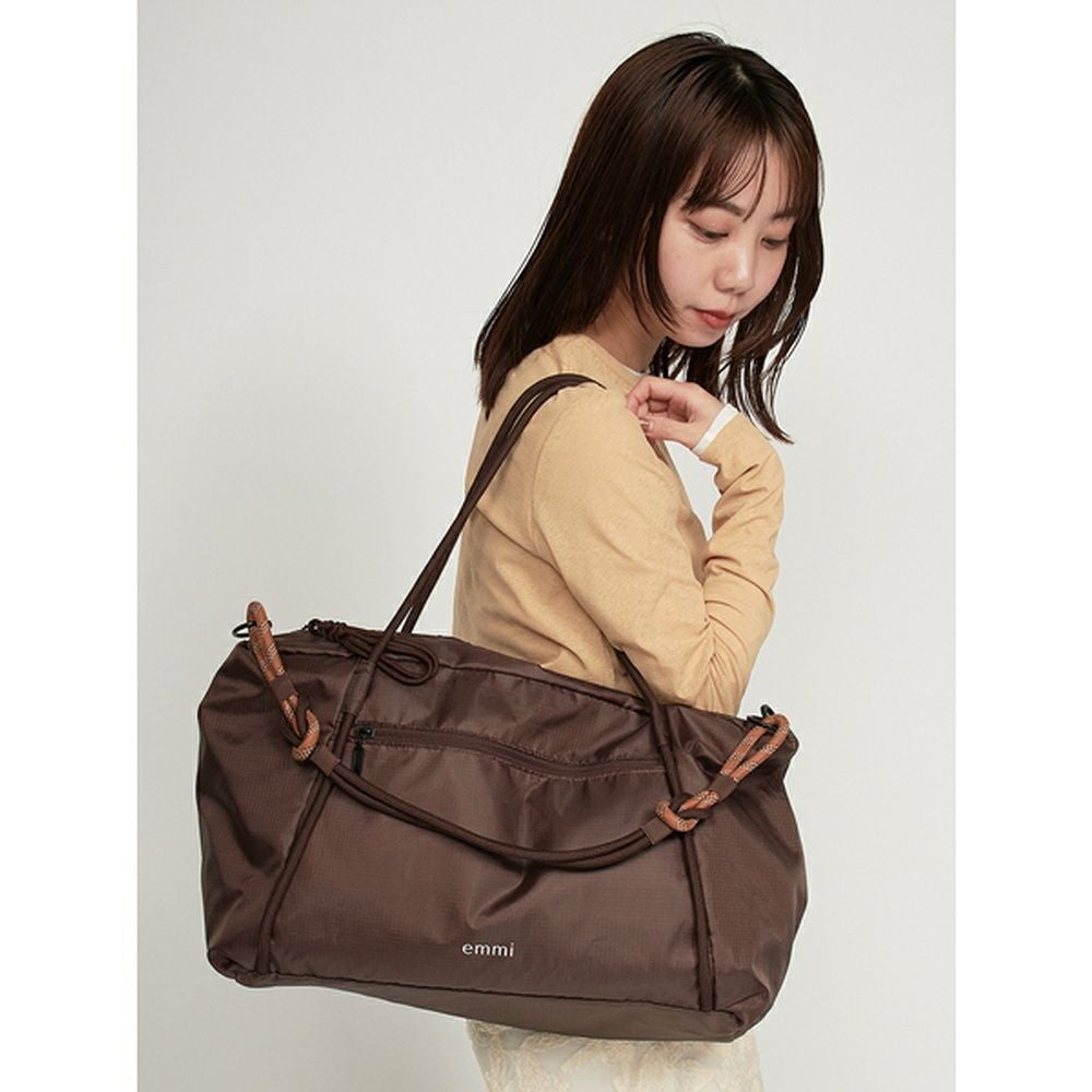 emmi ブラウン トートバッグ A4サイズ OUTLET】【emmi（エミ）】スポーツトートバッグ｜LITHEE YOGA｜リジー