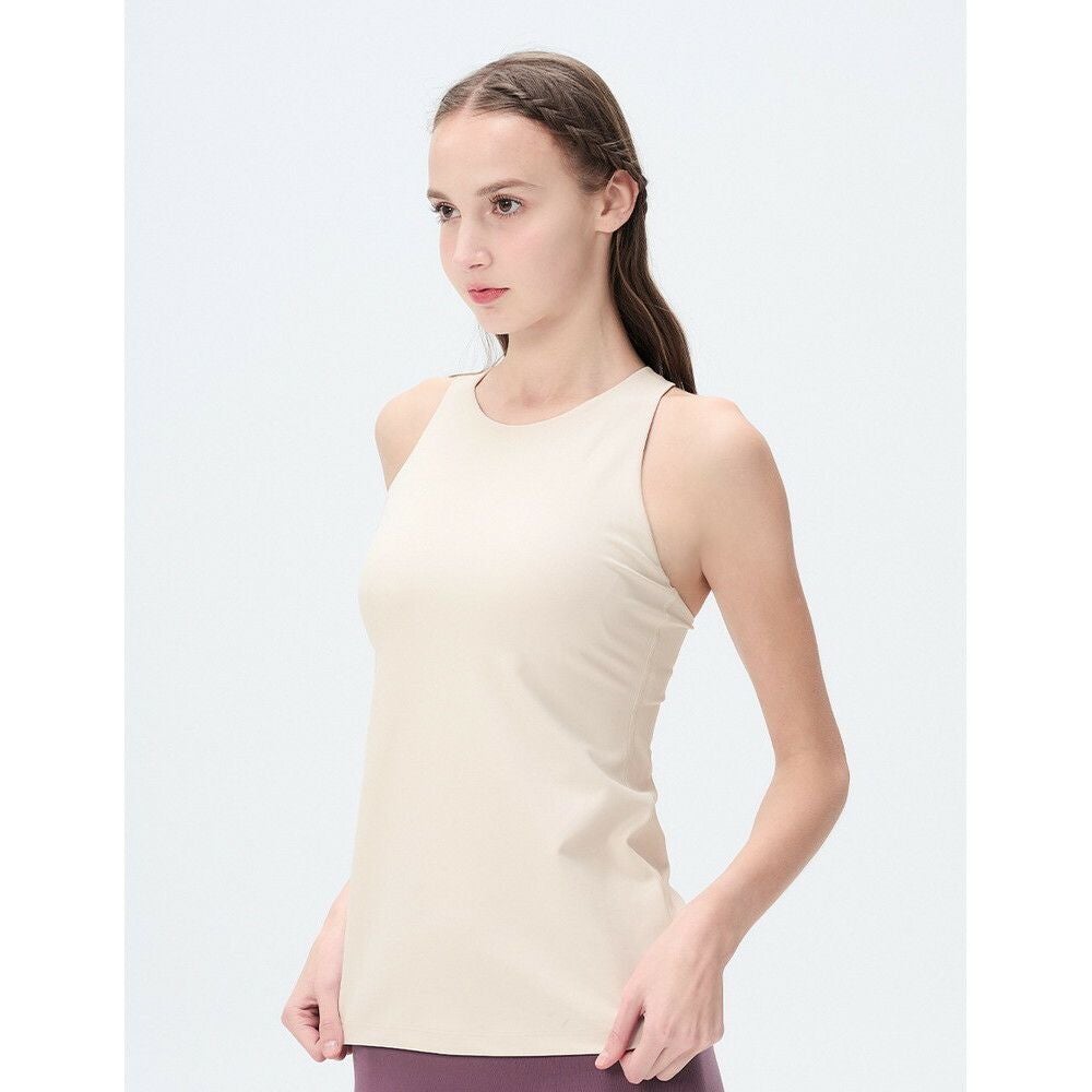 easyoga グランドールホルターネックタンク ベージュ4-S SALE】【easyoga（イージーヨガ）】グランドールホルターネックタンク