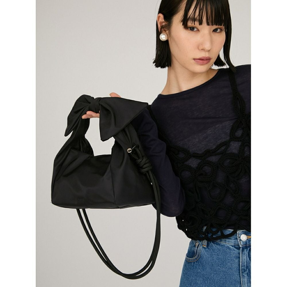 OUTLET】≪残りわずか≫【emmi（エミ）】リボンハンドルミニバッグ